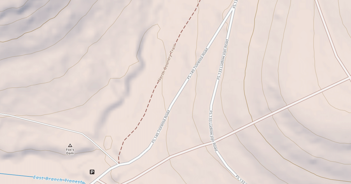 Map preview of TIONESTA