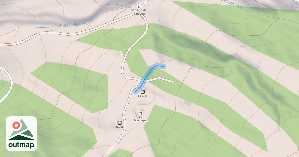 Map of Les Pylônes