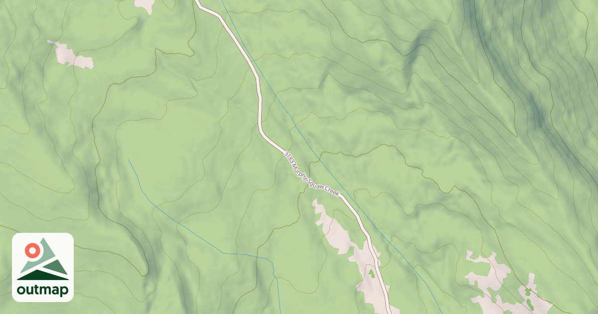 Map of Murphy-Squaw Creek