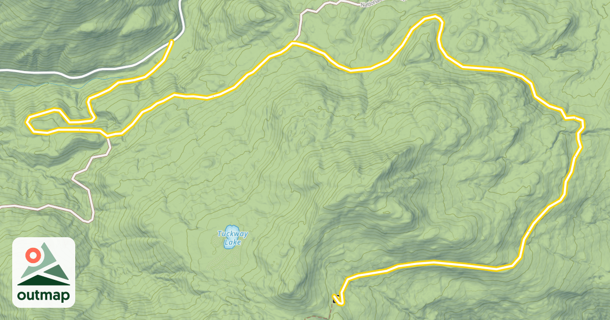 Map of National Forest Development Road 1230