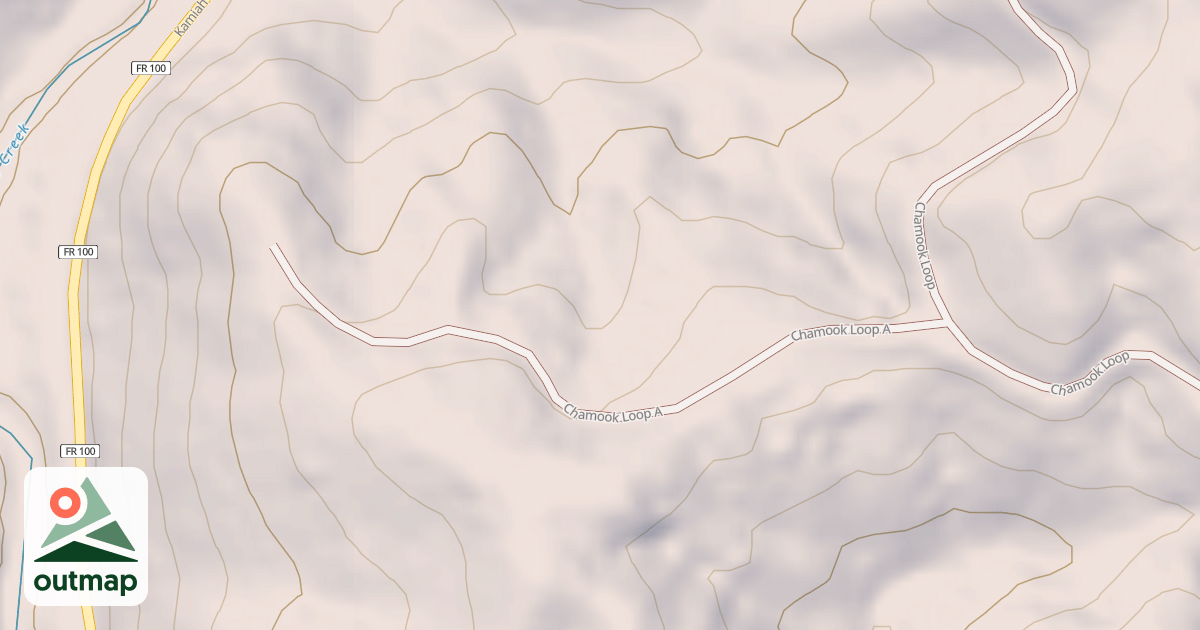 Map of CHAMOOK LOOP A
