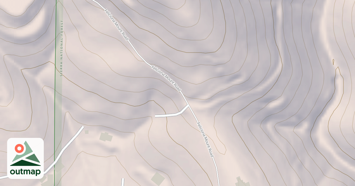 Map of FELICIANA MTN ROAD