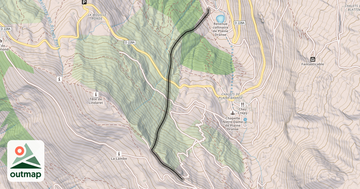 Map of Les Rhododendrons