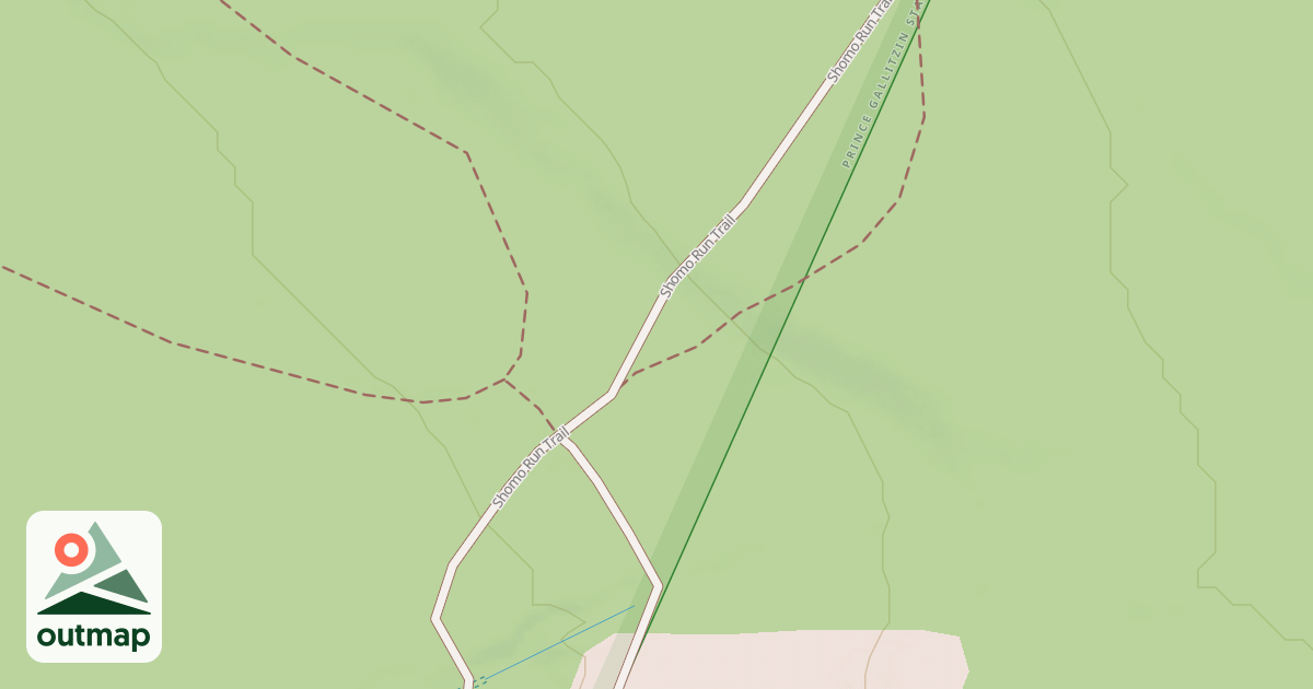 Map of Prince Gallitzin State Park Trails