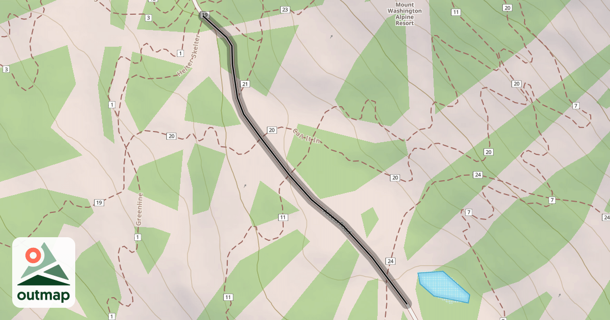 Map of Access Road