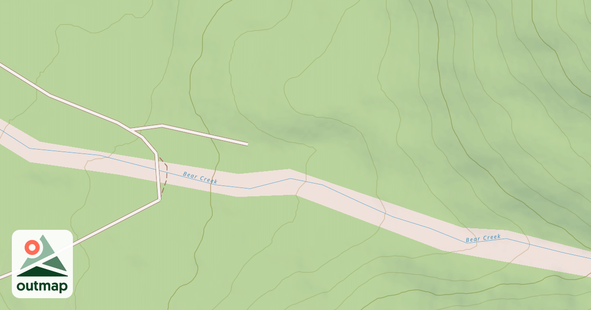Map of BEAR CREEK RD