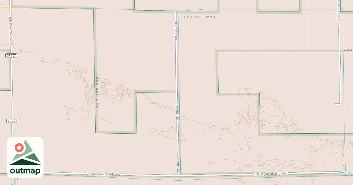 Map of Fourtown-Grygla Trail System