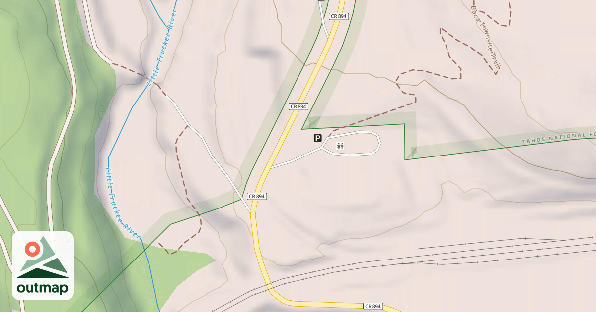 Map of BOCA TOWNSITE PARKING
