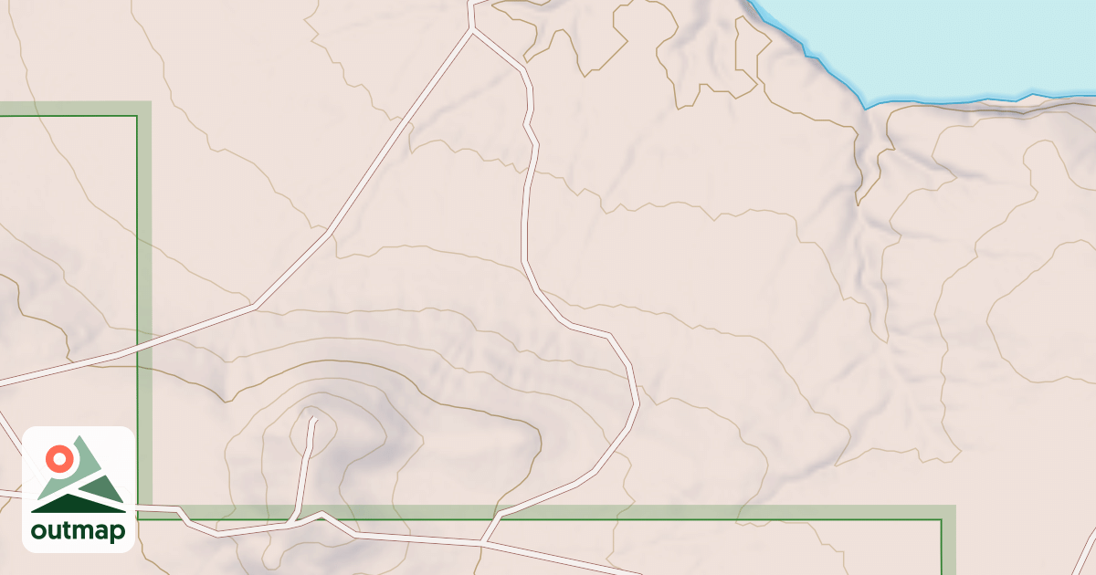 Map of BLACKS FORK CUTOFF