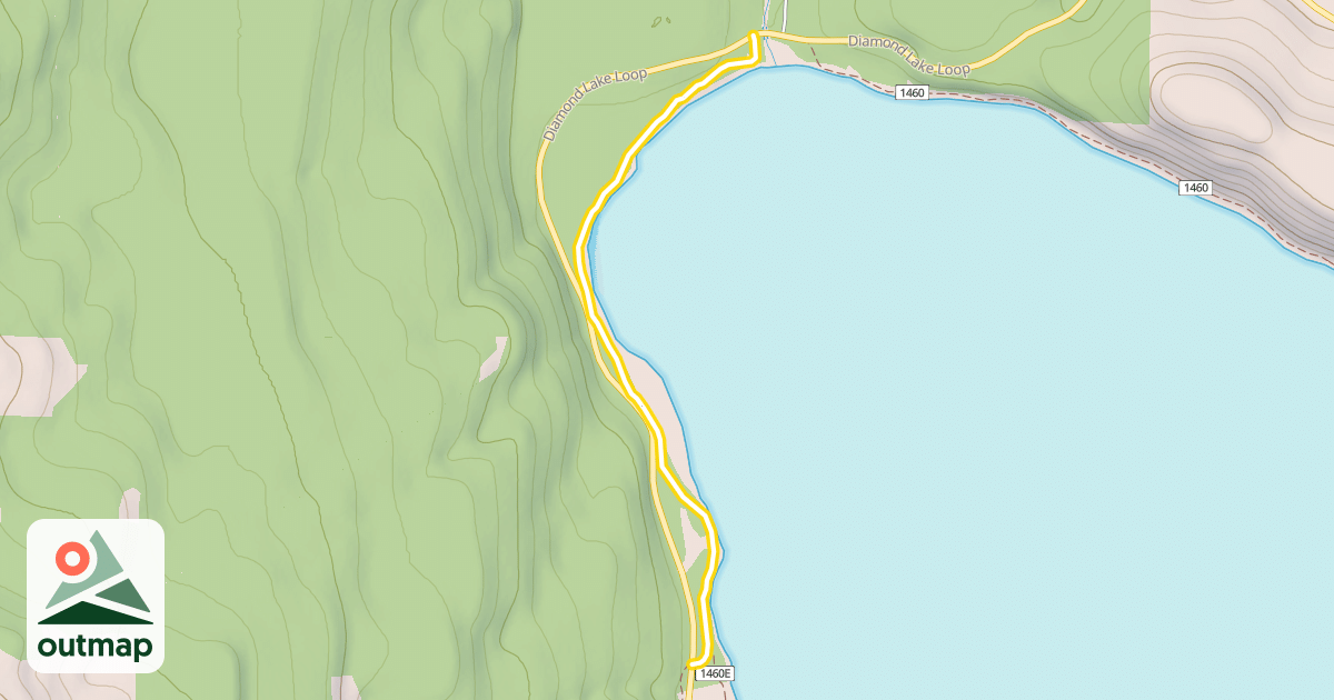 Map of Dellenback Bike Path