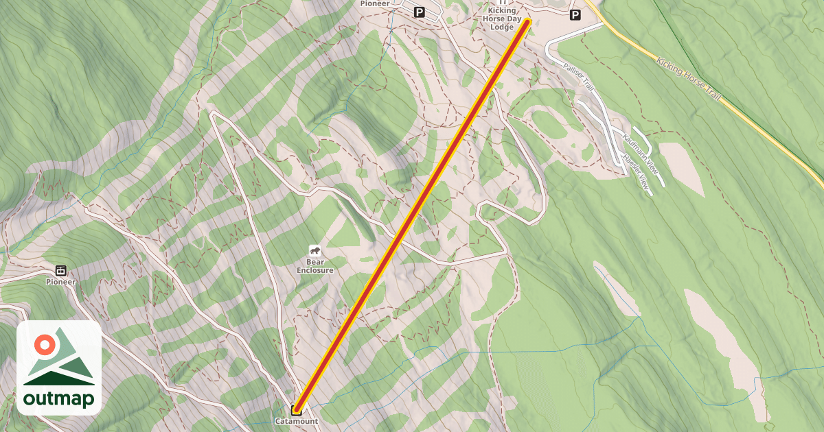 Map of Catamount
