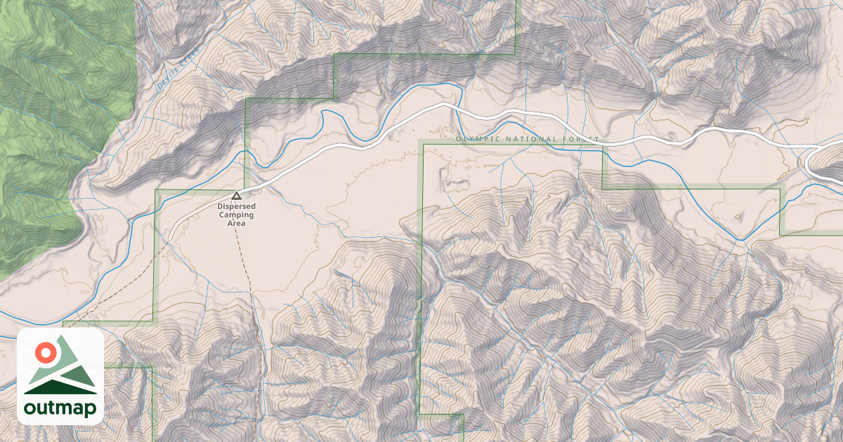 Map of USFS National Forest System Roads {2308AD70-0A2A-4E0D-BF4D-261F6D2D333A}