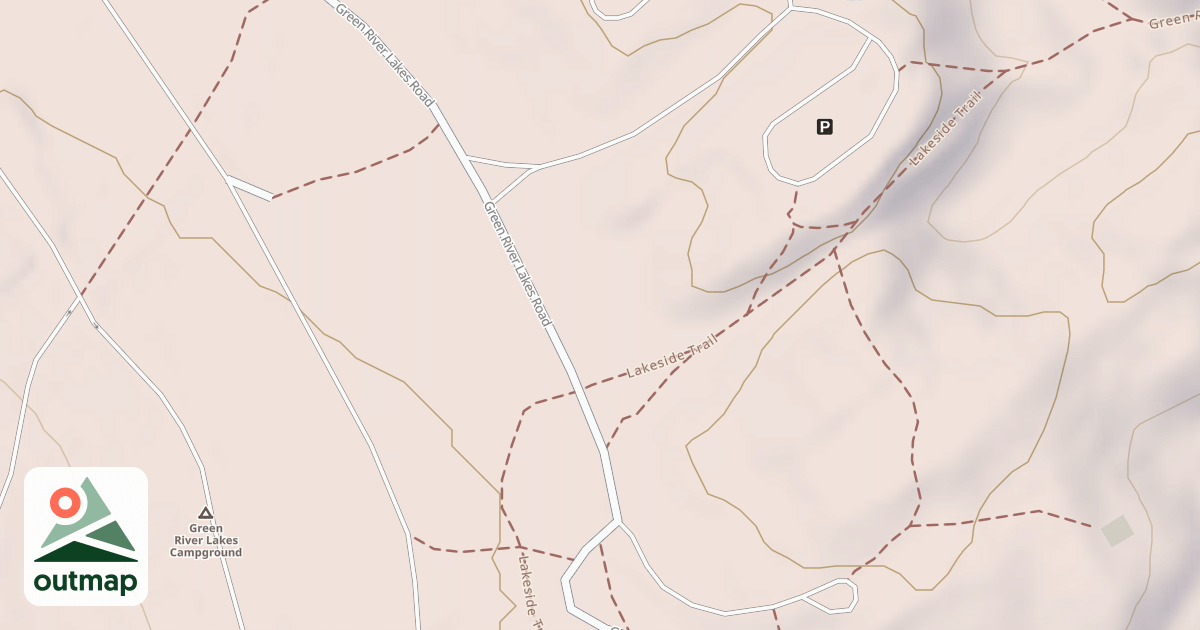 Map of Gl Snowmobile Trail