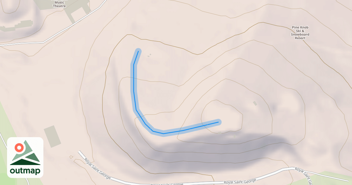 Map of Cedar Bowl