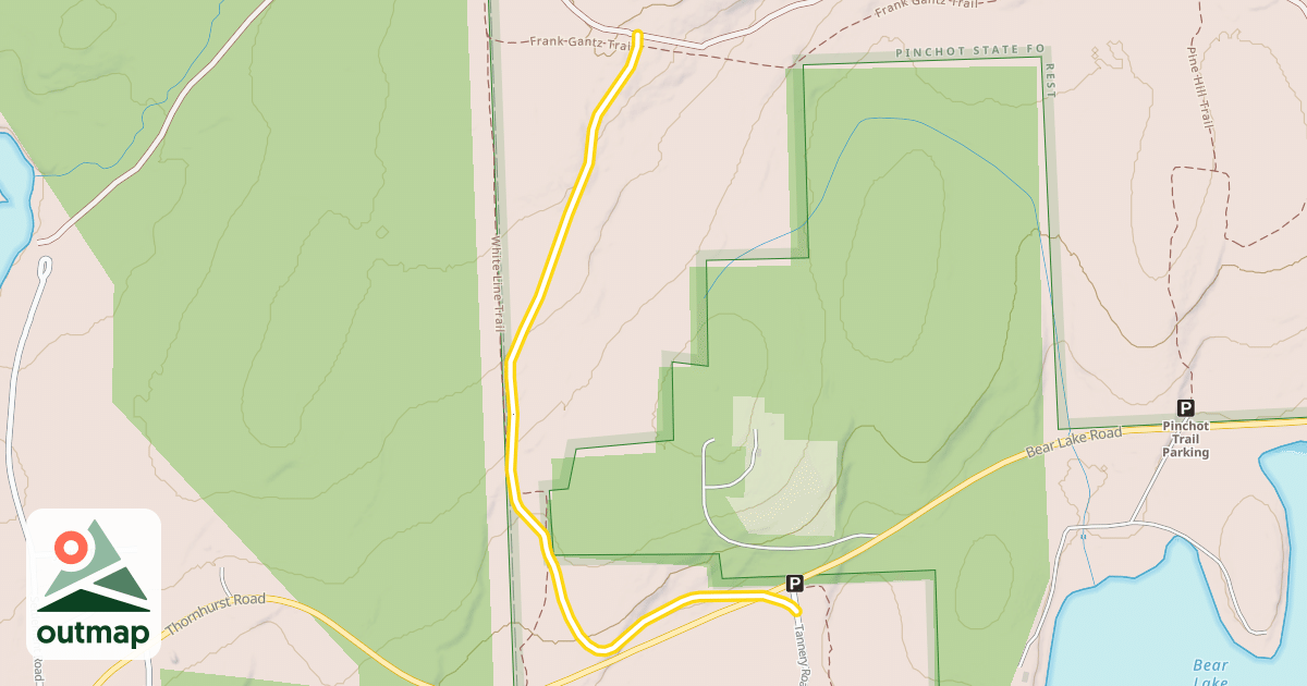 Map of Boundary Line Trail
