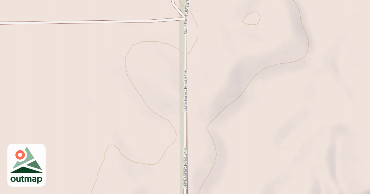 Map of General C.C. Andrews State Forest Trails