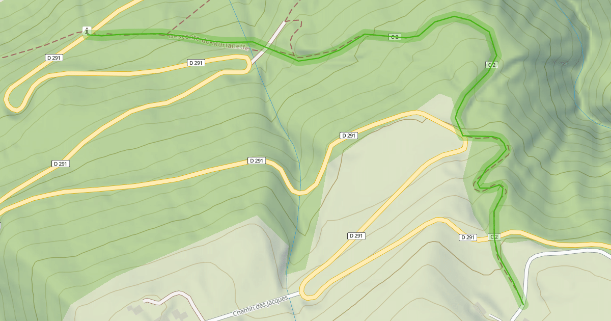 Map preview of Descente de Murianette