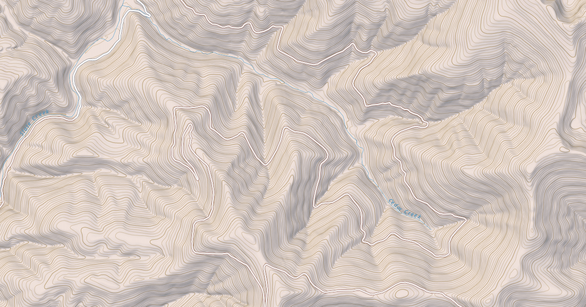 Map preview of Cedar Creek