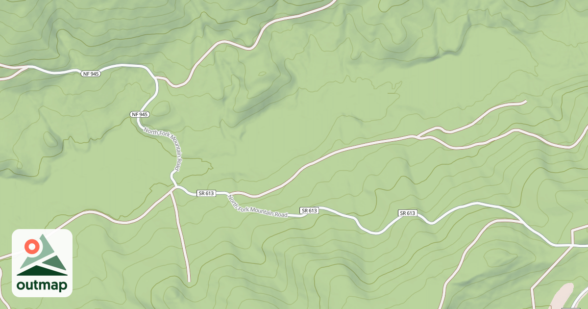 Map of SALT SULPHUR TURNPIKE