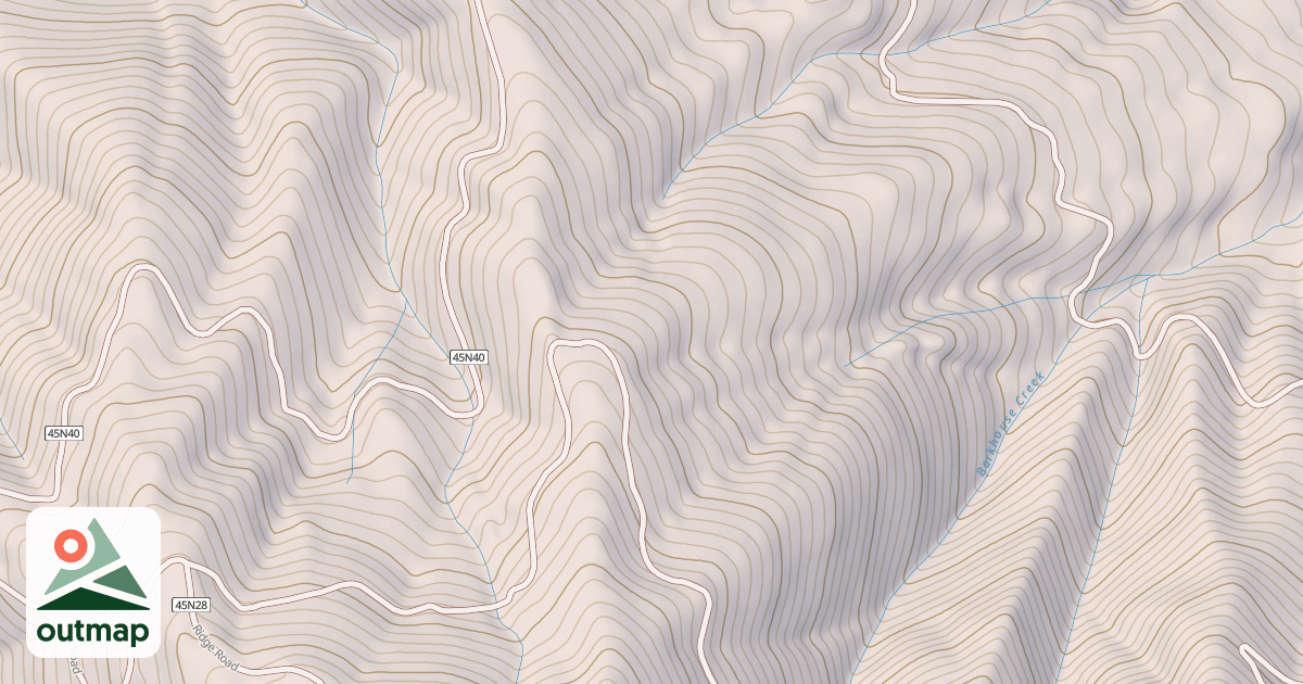 Map of BARKHOUSE SADDLE