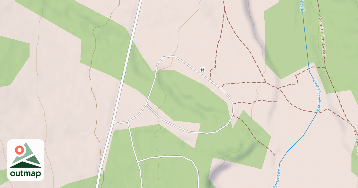 Map of GRANITE C.G. SPUR A