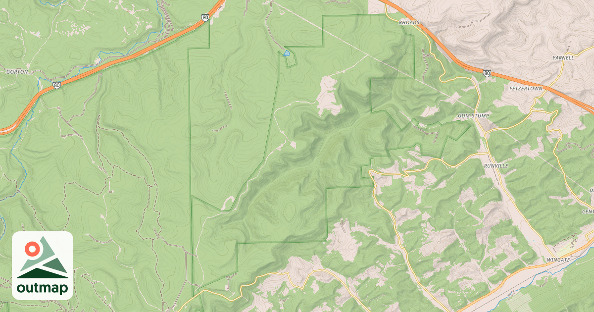 Map of Birchlick Rd