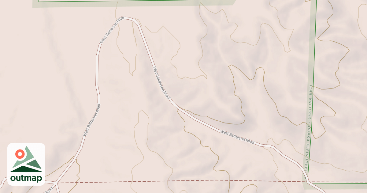 Map of Frederic Route