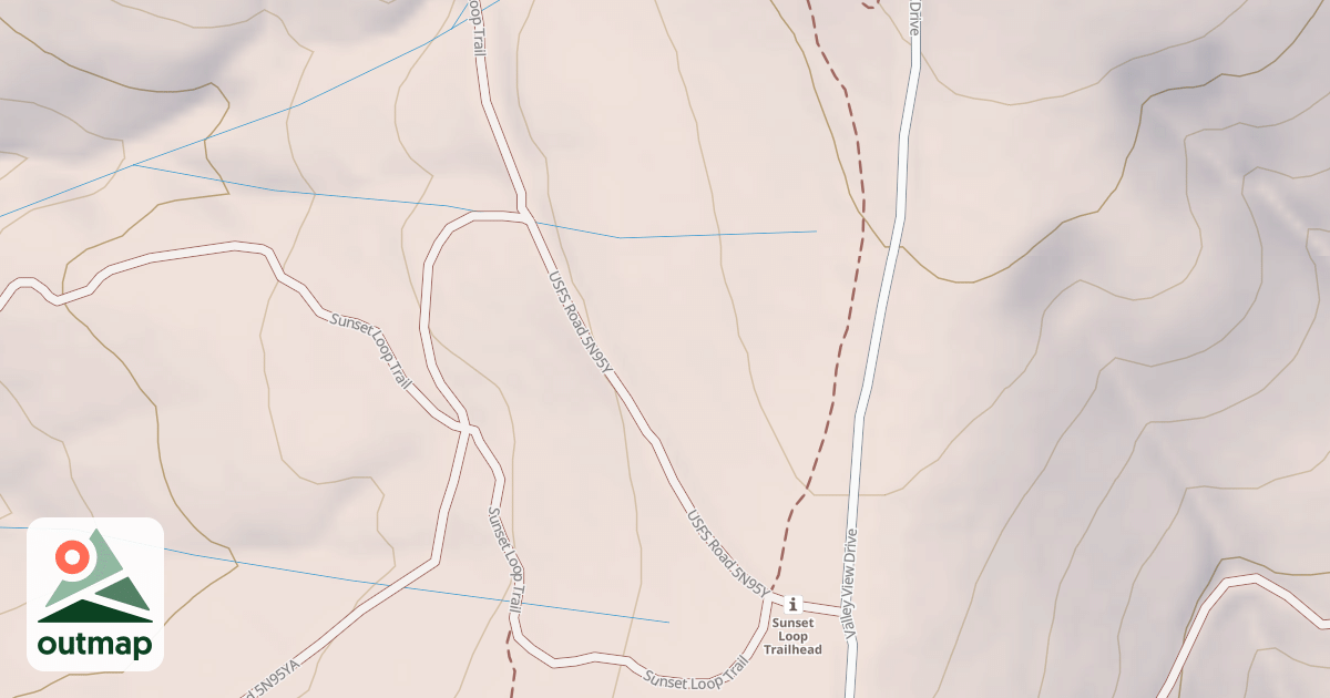 Map of USFS Motor Vehicle Use Map Roads {CD525720-454C-471D-8895-2AA749592E65}