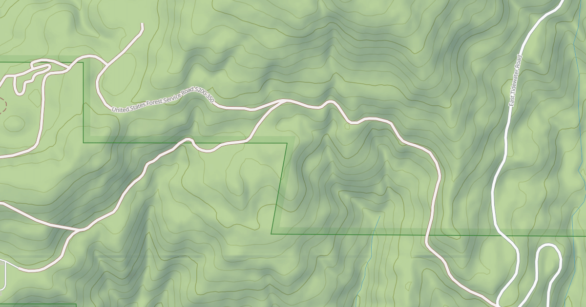 Map preview of USFS National Forest System Roads {CFFEE1FC-C78B-4042-8DC2-F03B8FBFAE8B}