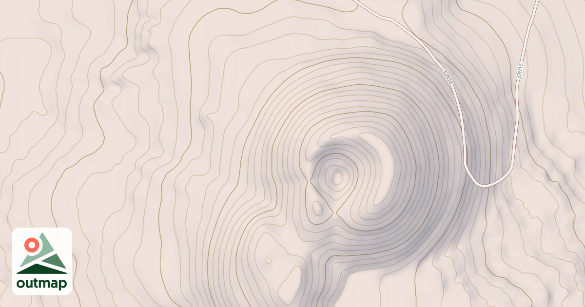 Map of BEAR WALLOW WEST