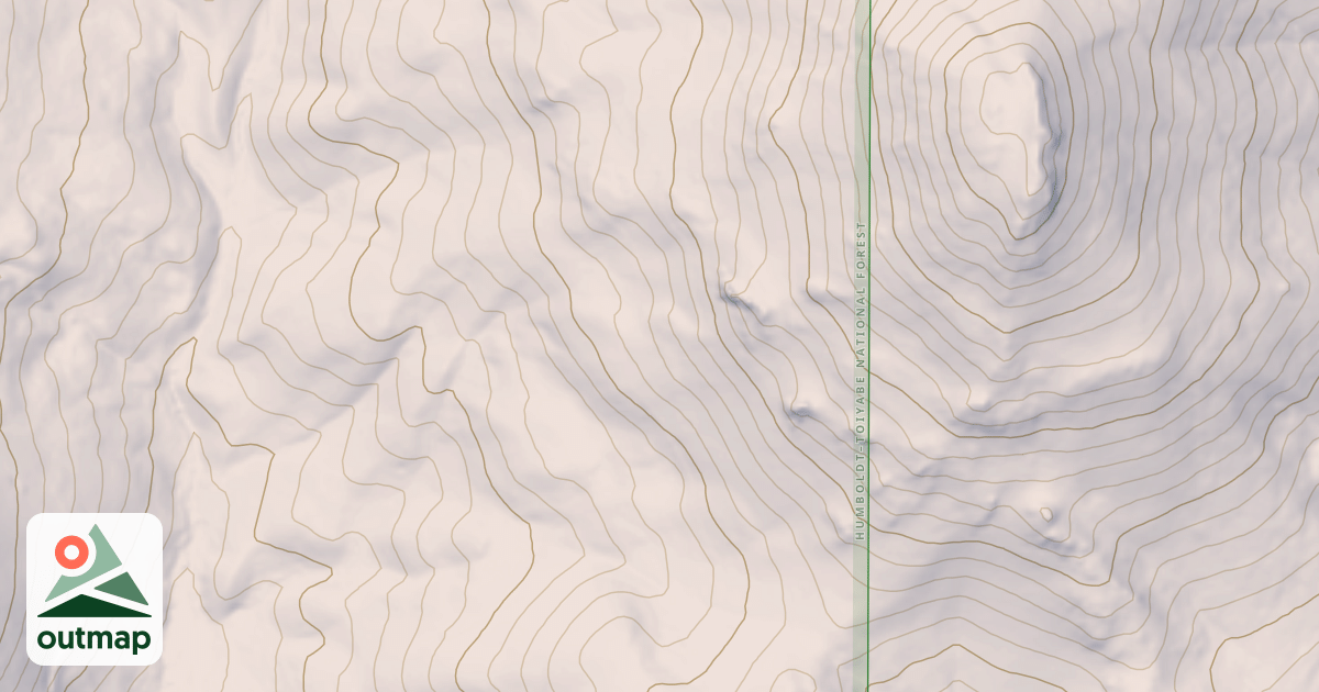 Map of WAGON WHEEL CREEK SPUR A