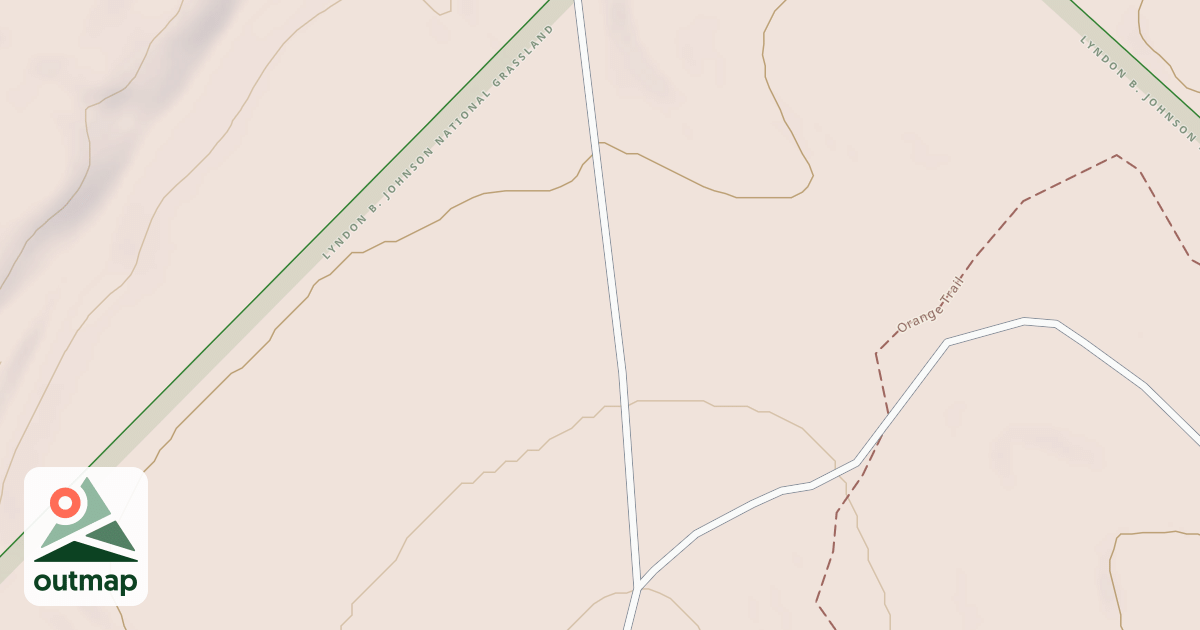 Map of USFS National Forest System Roads {E62AE9C2-D615-491A-90EB-F2D38805D5B6}