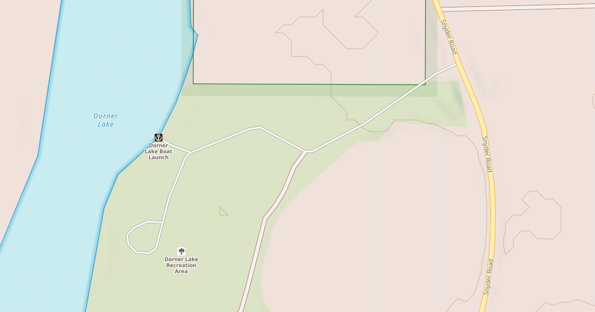 Map preview of DORNER LAKE CAMPGROUND