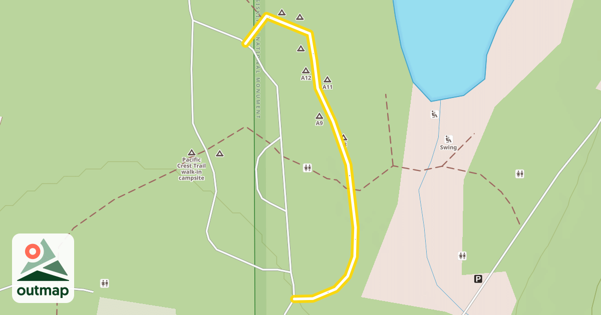 Map of Hyatt Campground Nordic