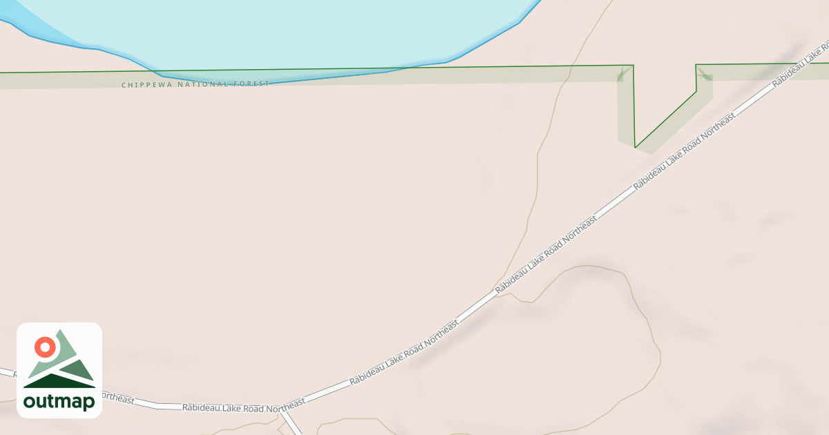 Map of RABIDEAU LAKE SPUR F