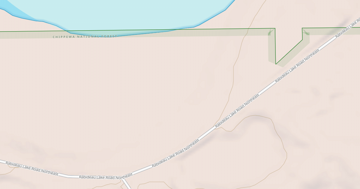 Map preview of RABIDEAU LAKE SPUR F