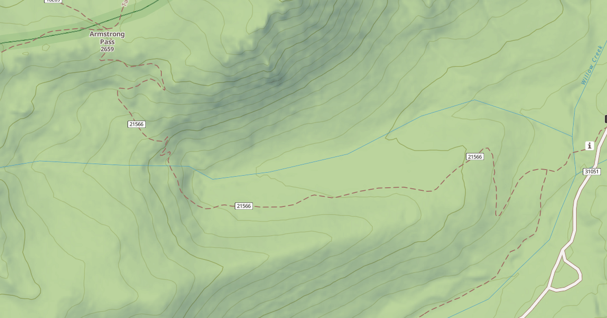 Map preview of HORSE MEADOWS TRAIL