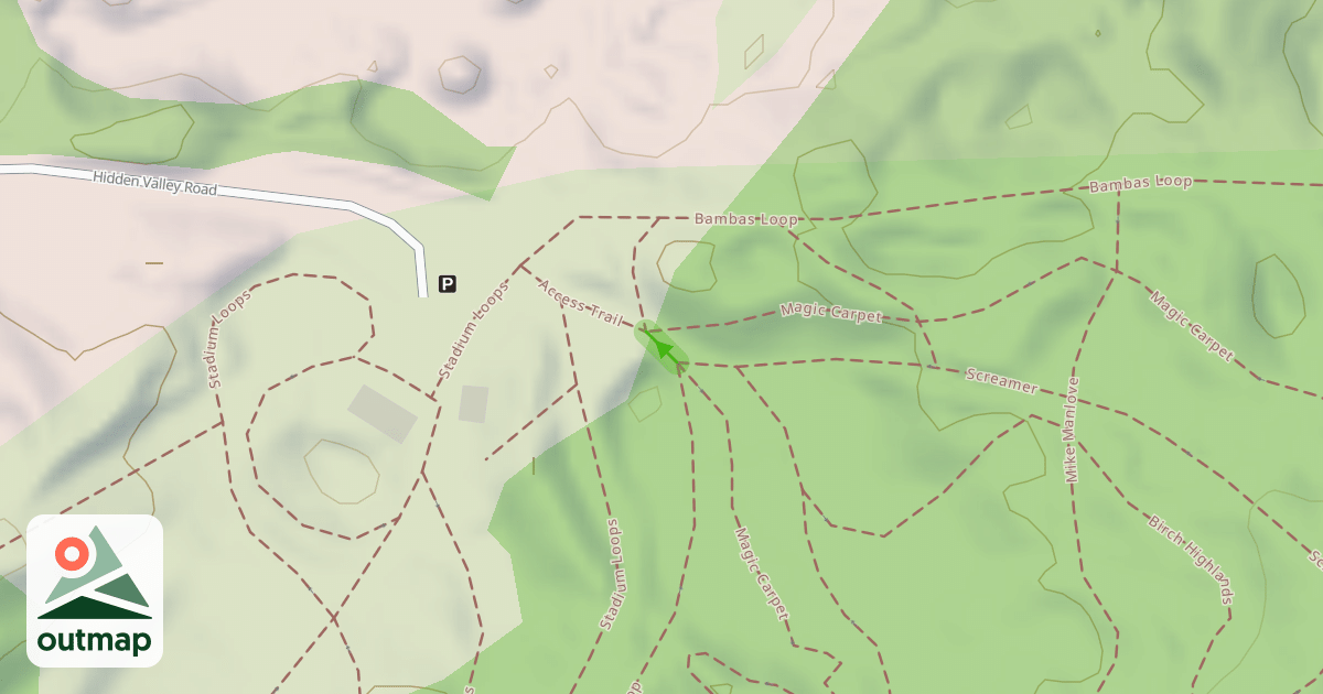 Map of Bambas Loop