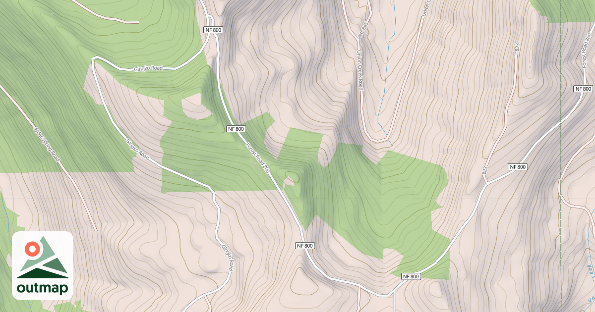 Map of ROCK TOP