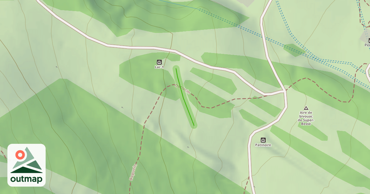Map of École de Ski