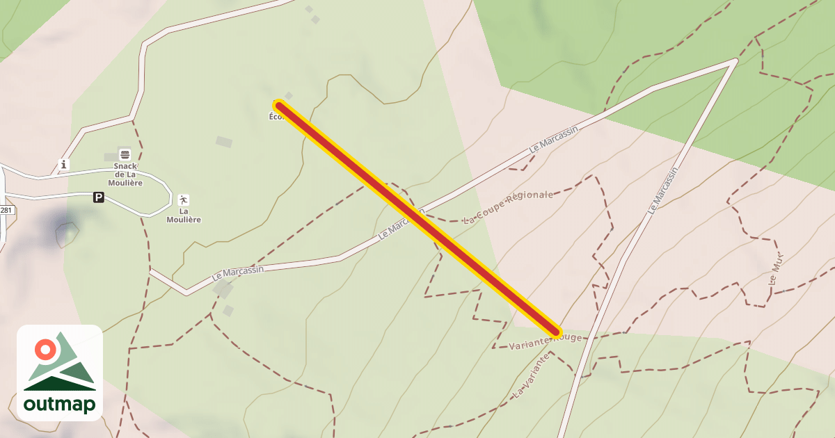 Map of École