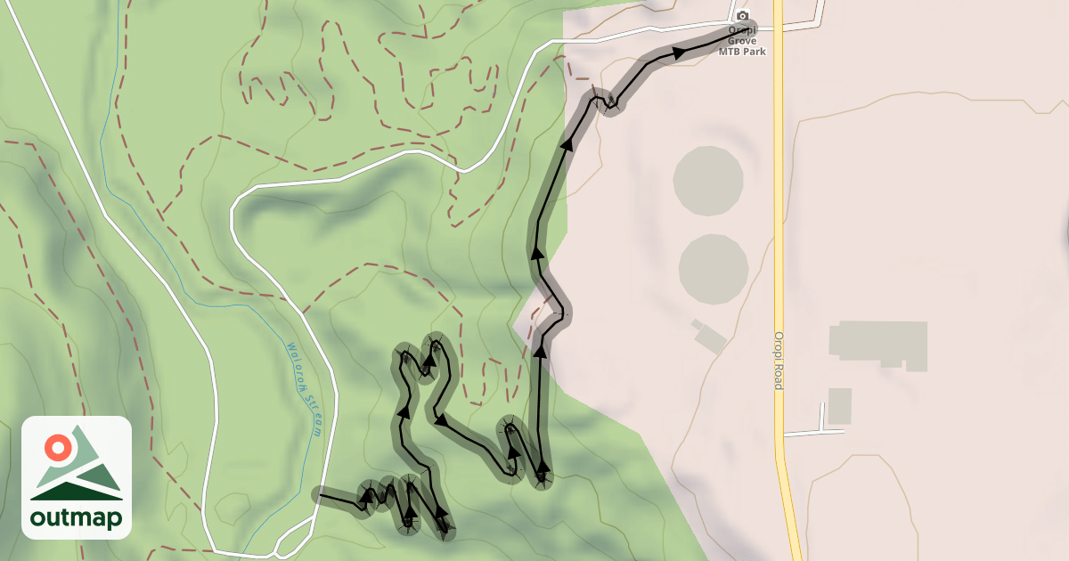 Map of Exit Trail