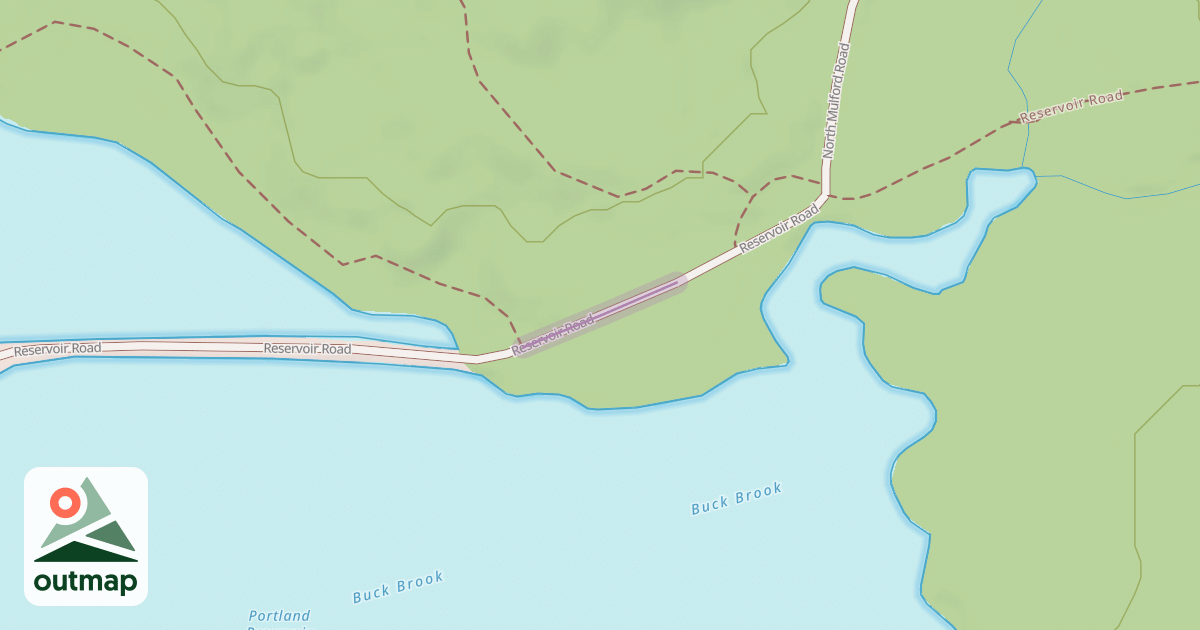 Map of Reservoir Road