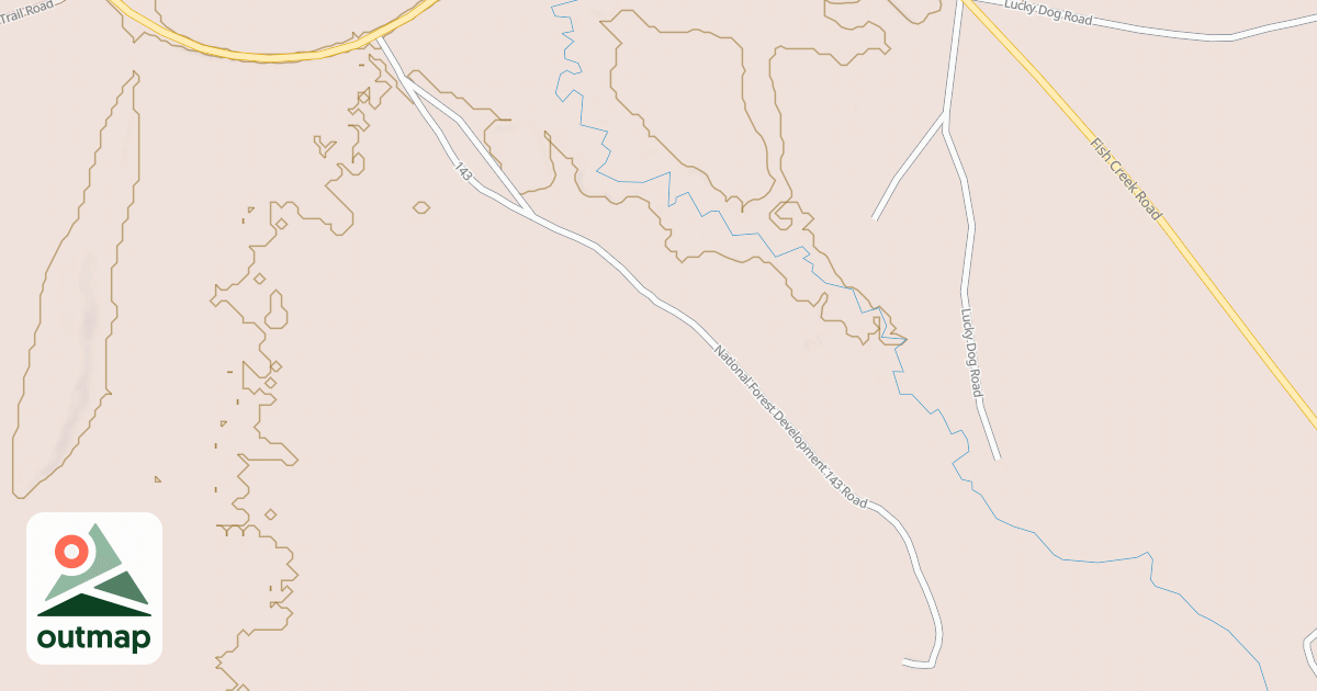 Map of MOOSE CRK SH AREA