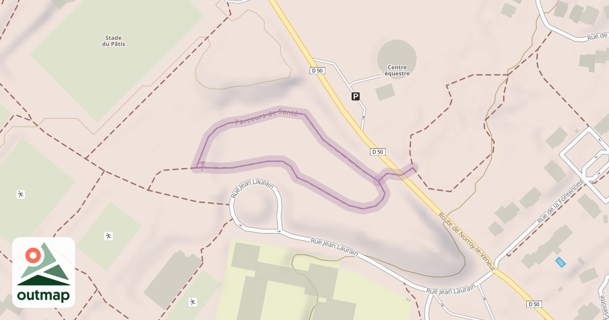Map of Parcours de Santé