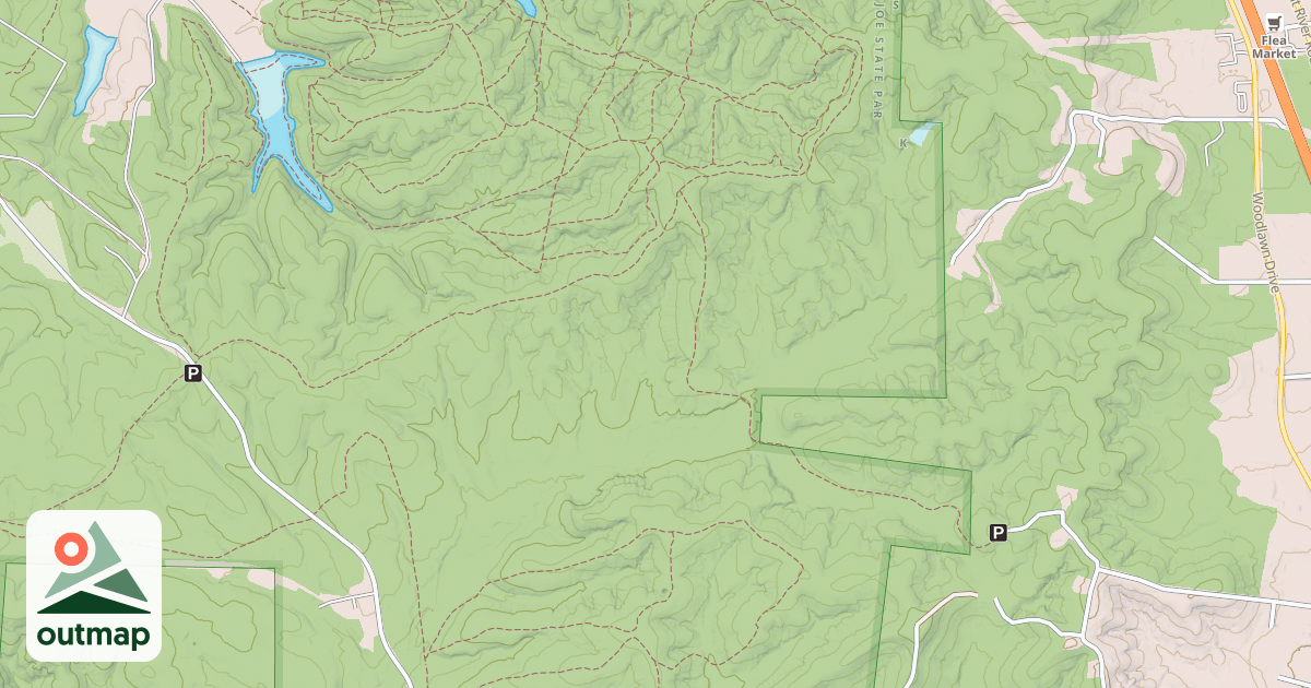 Map of Enduro Race Trail