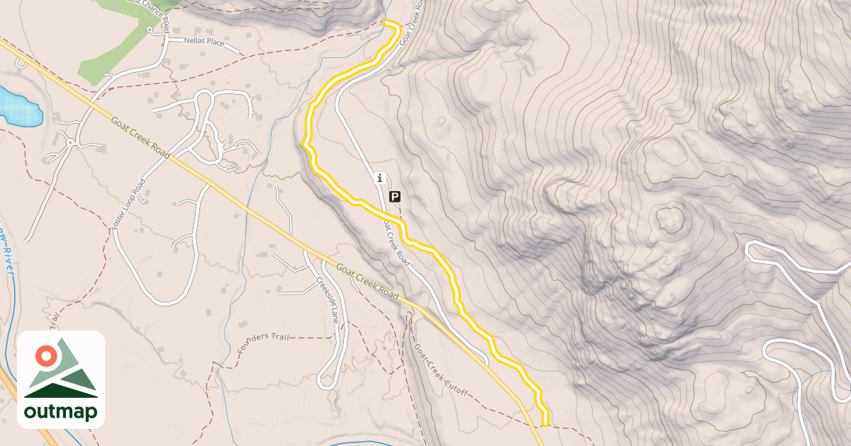 Map of Goat Creek