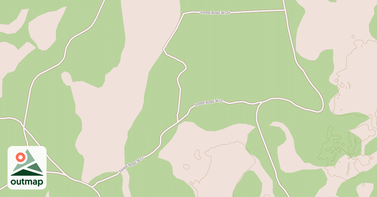 Map of USFS Motor Vehicle Use Map Roads {832C1669-27CB-4A19-8E93-E025A7E409B1}