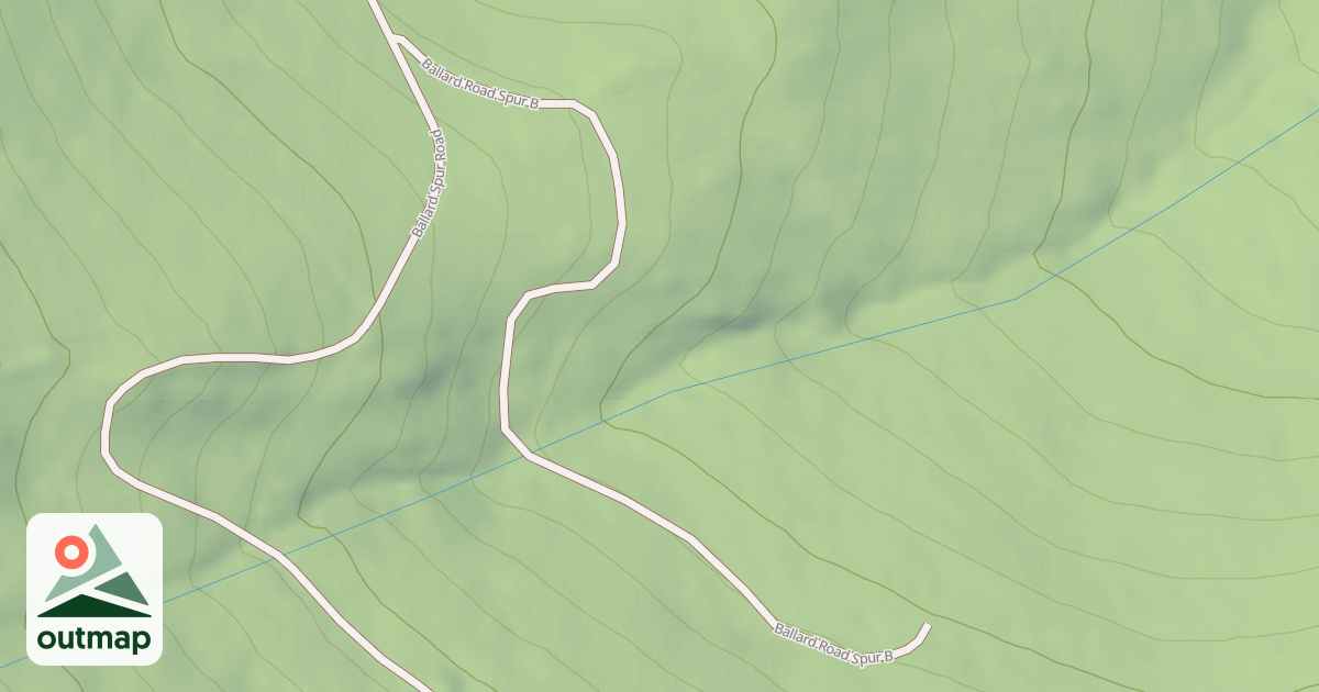 Map of BALLARD ROAD SPUR B
