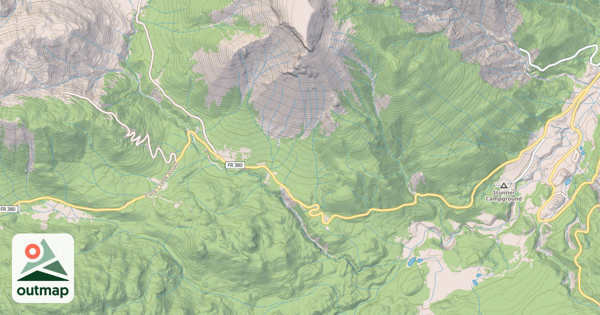 Map of PARK CR